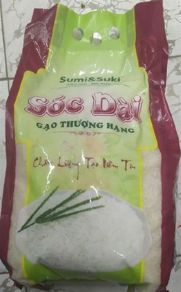 GR.R-Gạo. Soc Dai Rice SDA05 Sumi&Suki 5kg (Gạo lúa tôm sinh thái Sóc Dài)