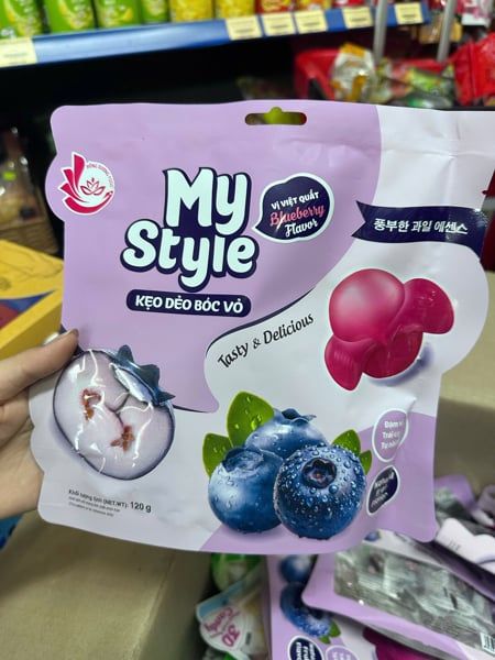 SN.CD-Kẹo. Blueberry Flavor Gummy Candy My Style 120g