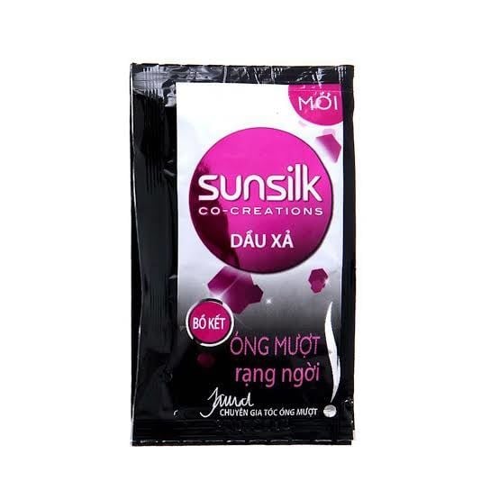 PU-Tiêu dùng. Glossy Black Conditioner Sunsilk 6g (10)