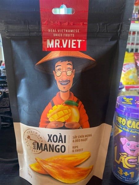 FRD-Trái cây sấy. Dried Mango Ripe & Chewy Sweet MR.VIET 100g