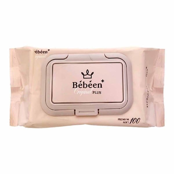 PU-Tiêu dùng. Unscented Wet Wipes Original Plus Bebeen 100 sheets
