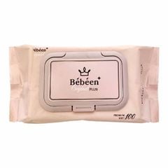 PU-Tiêu dùng. Unscented Wet Wipes Original Plus Bebeen 100 sheets
