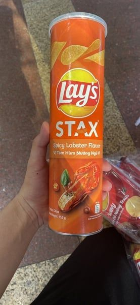 SN-Bánh. Spicy Lobster Flavor Potato Lay's Stax 150g