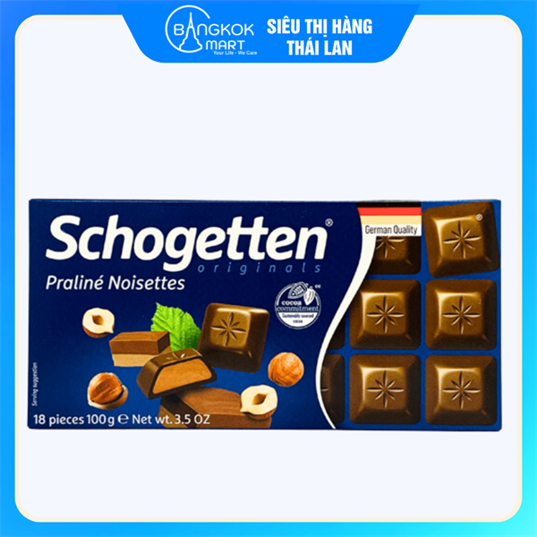 CH- Hazelnut Chocolate Schogetten 100g