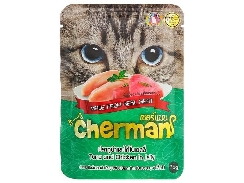 PET-Thú cưng. Chicken & Tuna Pate Cherman 85g