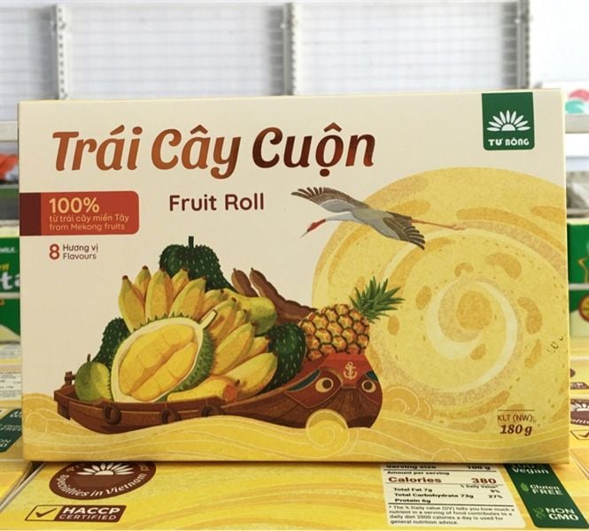 FRD- Trái cây sấy. Mixed Fruit Roll Tu Bong 180g