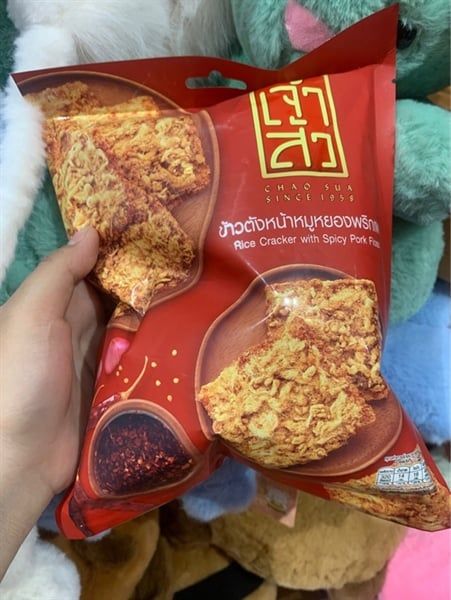 SN-Bánh. Crispy Rice with Spicy Pork Flavor Thai Chaosua 60g