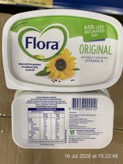 DA.B-Bơ. Margarine Flora 250g ecp