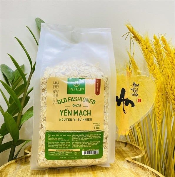 NU-Hạt. Fresh AUS Whole Rolled Oats Holinut 500g