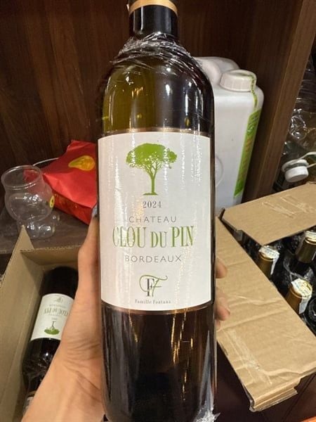 WI.W-Rượu. White Wine Château Clou Du Pin Bordeau x Blanc 750ml