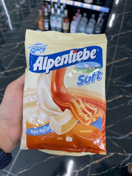 SN.CD-Kẹo. Caramel & Milk Flavor 2Chew Alpenliebe 76.5g