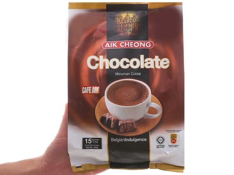 CH-Sôcôla. Chocolate Beverage Aik Cheong 480g (GÓI HỒNG)