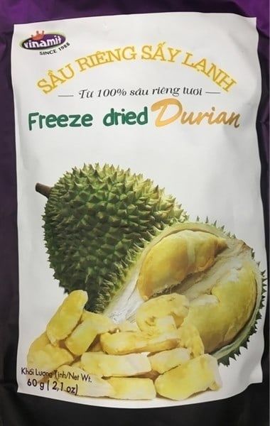 FRD-Trái cây sấy. Freeze-Dried Durian Vinamit 60g
