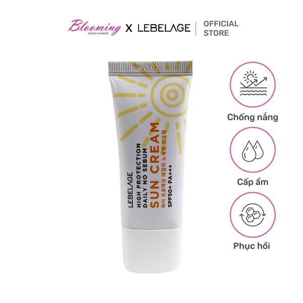 PU-Tiêu dùng. Sun Cream Protection Daily No Sebum Lebelage 30ml