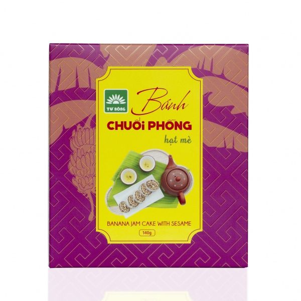 FRD- Trái cây sấy. Rolled Banana Snack With Cashews Tu Bong 100g