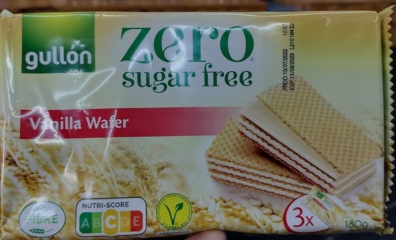 SN.PC- Vanilla Wafer Zero Sugar Gullon 180g