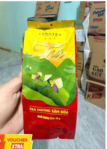 TE-Trà. Pandan Ginseng Tea Vinatea 70g