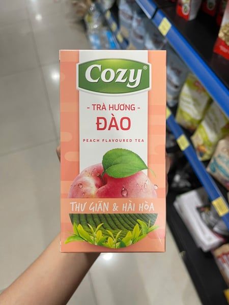 TE-Trà. Peach Flavored Tea Bags Cozy 40g