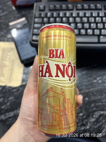 BE.LB-Bia. Beer 4.6% Hà Nội 330ml (Vàng)