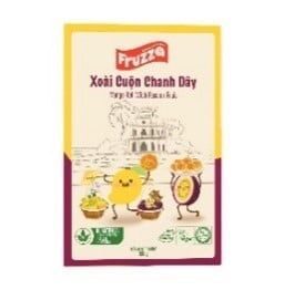 FRD- Trái cây sấy. Mango Roll With Passion Fruit Tu Bong 120g