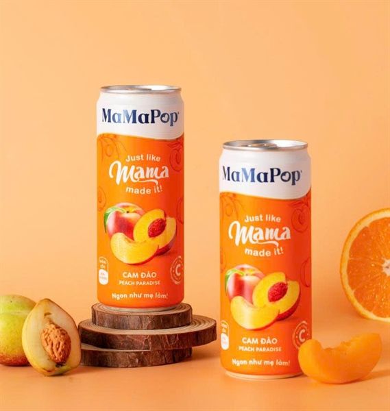 TE- Peach Orange Mamapop 330ml (12Tin/Box)