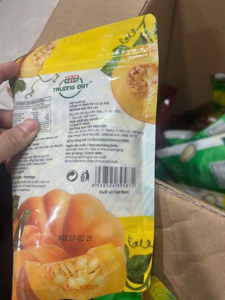 NU- Wood-Roasted Pumpkin Seeds TRUONG DAT 250g