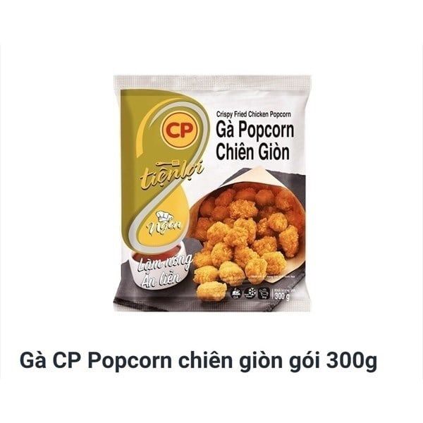 PF-Tp chế biến. Crispy Fried Popcorn Chicken CP 300g