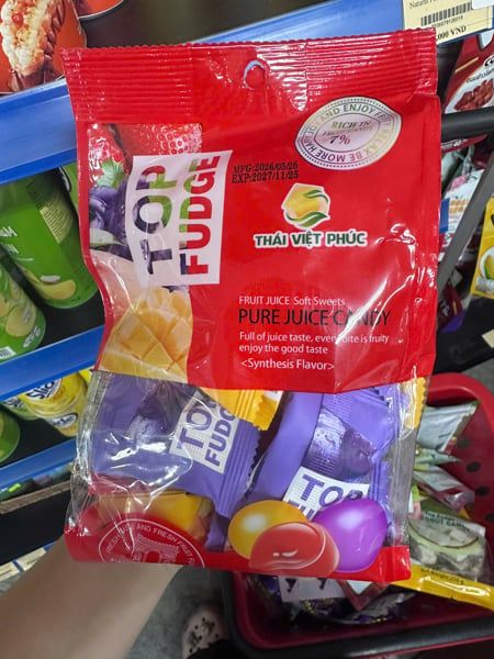 SN.CD-Kẹo. Fruit Gummy Candy Top Fudge