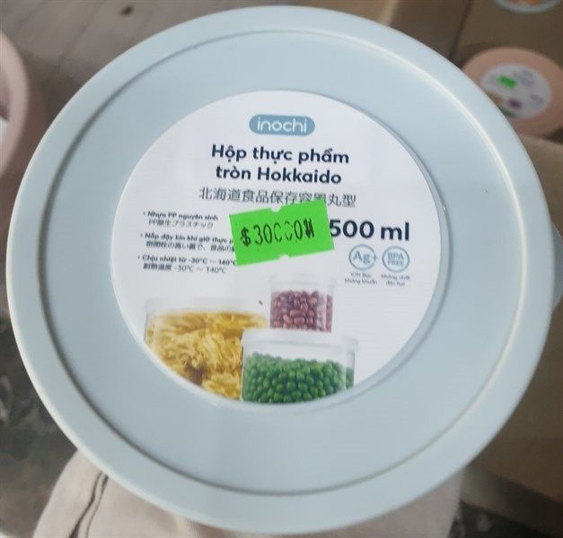 CU- Hokkaido Round Food Container 500ml
