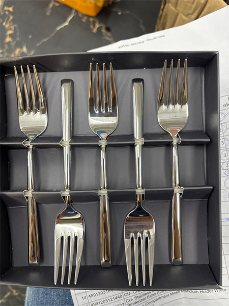 CU-Dụng cụ bếp. Set Of 5 Fruit Forks Stainless Steel 304 Premium Myresto 15cm