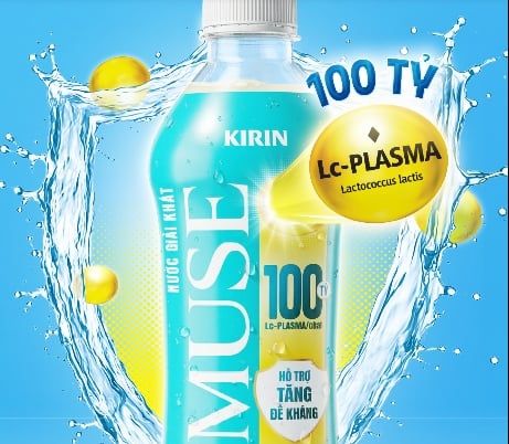 BW.S-Nước ngọt. Lemon & Yogurt Flavor Soft Drink Kirin Imuse 430ml
