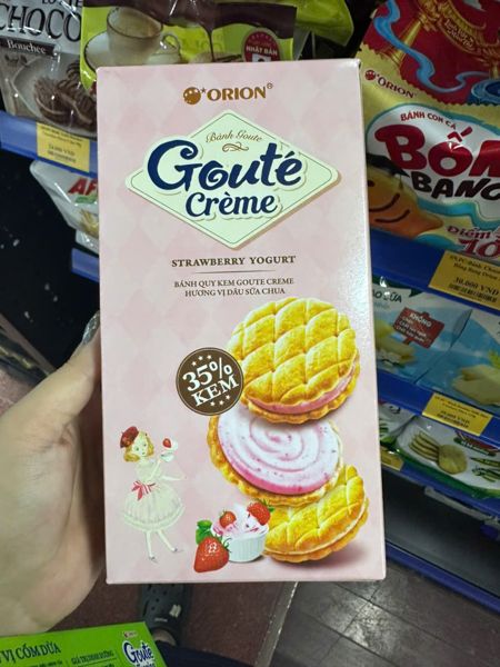 SN.PC-Bánh. Strawberry Yogurt Goute Creme Orion 6P