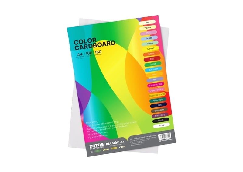 PU- A4 Yellow Cover DL160GSM Batos