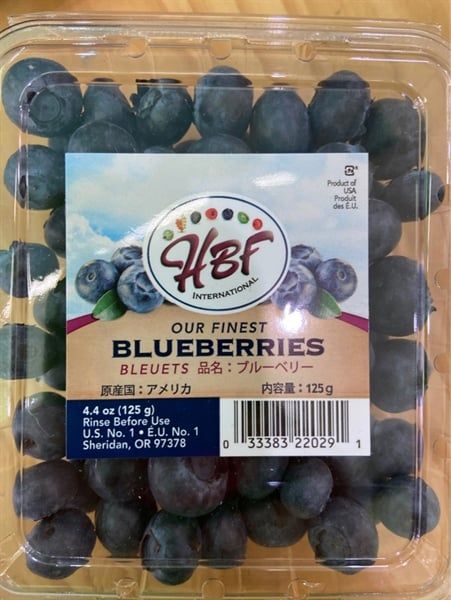 FR.I-Trái cây. Fresh USA Oregon Blueberry (Việt quất Mỹ) 125g