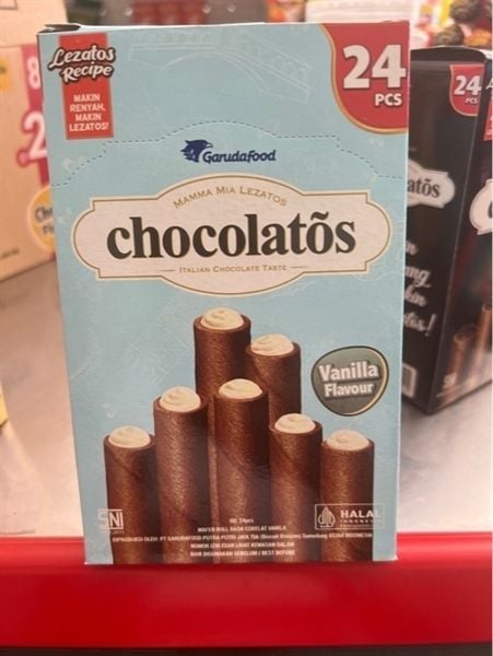 SN.PC- Vanilla Sponge Cake Rolls Chocolatos 299g