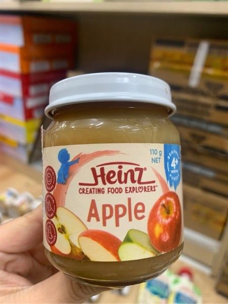 JA-Mứt. Apple Purée For Babies From 4 Months Heinz