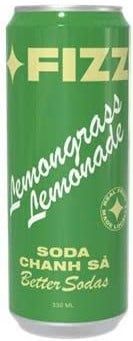 BW.S-Nước ngọt. Soda Lemongrass Lemonade Fizz Better 330ml