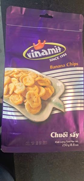 FRD-Trái cây sấy. Banana Chips Vinamit 250g ecp