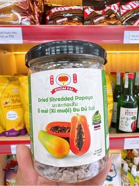 FRD- Salty Dried Papaya Khom Fai 100g