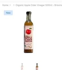 VI- Organic Apple Cider Vinegar Briovinegars 473ml