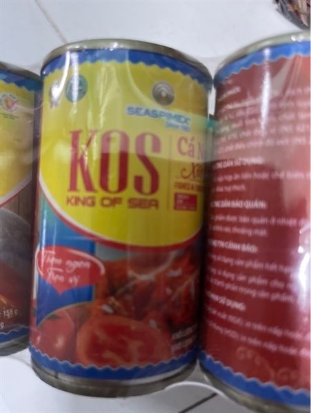 CA-Đồ hộp. Mackerel In Tomato Sauce KOS Seaspimex 155g