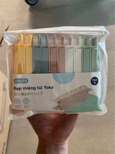 CU-Dụng cụ bếp. Bag Sealer Clip Yoko (Kẹp miệng túi Yoko) ecp