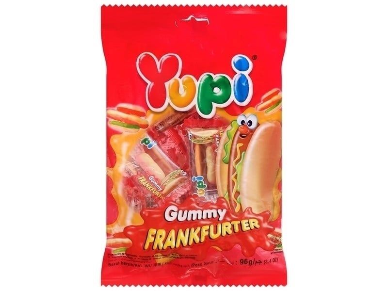 SN.CD-Kẹo. Hot Dog Frankfurter Gummy Yupi 84g