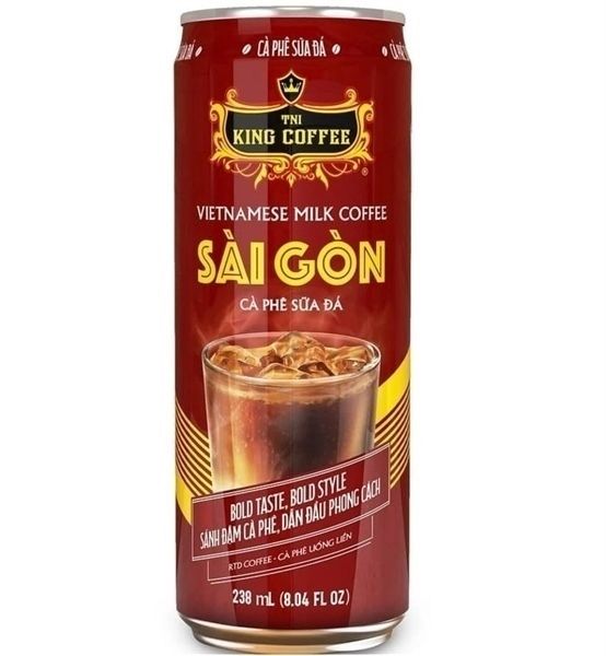 CF-Cà phê. Vietnamese Milk Coffee Sài Gòn King Coffee 238ml