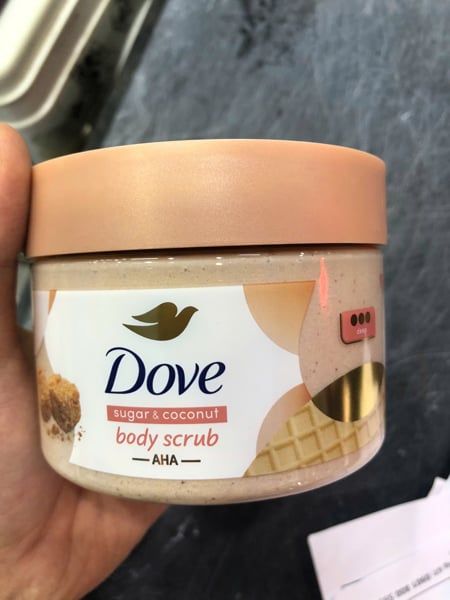 PU-Tiêu dùng. Body Scrub Brown Sugar & Coconut Dove 280g
