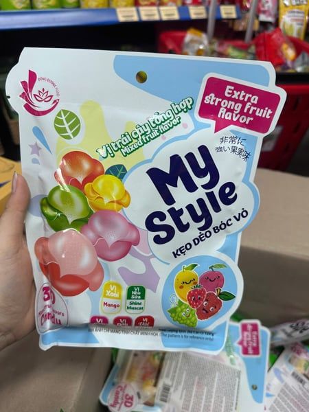 SN.CD-Kẹo. Mixed Fruit Flavor Gummy Candy My Style 120g