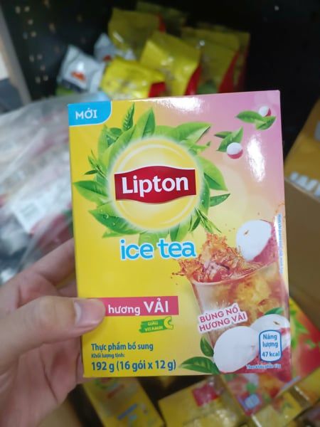 TE-Trà. Lychee Ice Tea Lipton 192g (16x12g)