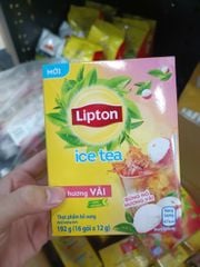 TE-Trà. Lychee Ice Tea Lipton 192g (16x12g)