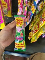 SN.CD-Kẹo. Big Babol Watermelon Flavored Bubble Gum Lollipop Chupa Chups 12g