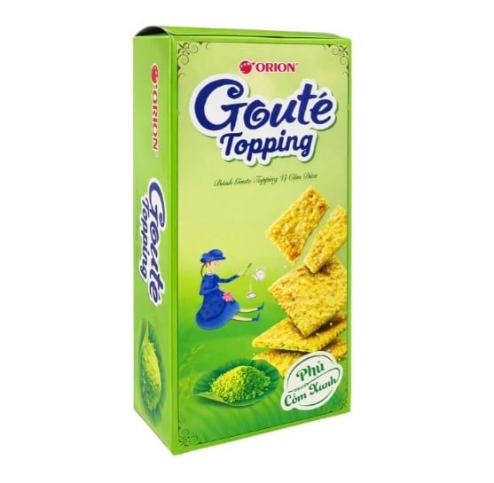 SN.PC-Bánh. Green Rice & Coconut Goute Topping Orion 6P
